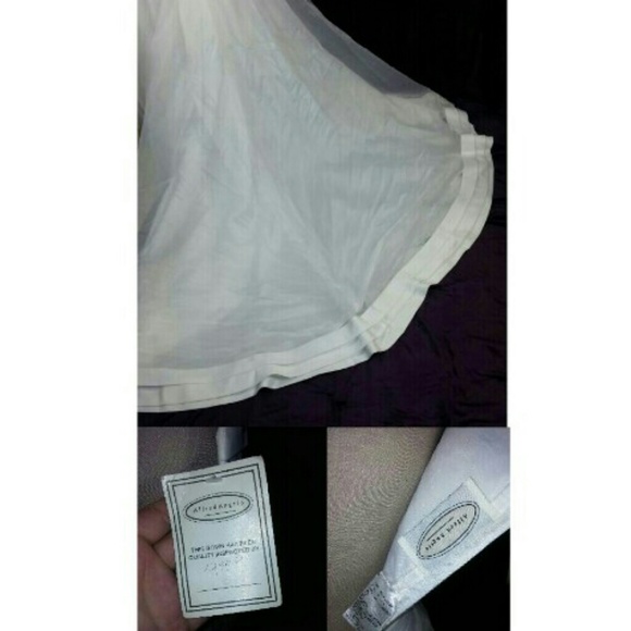 Alfred Angelo Wedding Dress White Train Simple - Picture 7 of 8